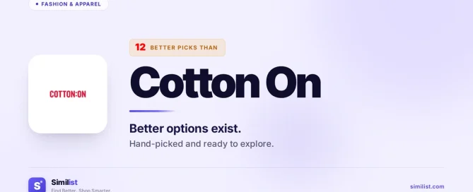 Best alternatives to Cotton On — Fashion & Apparel | Similist