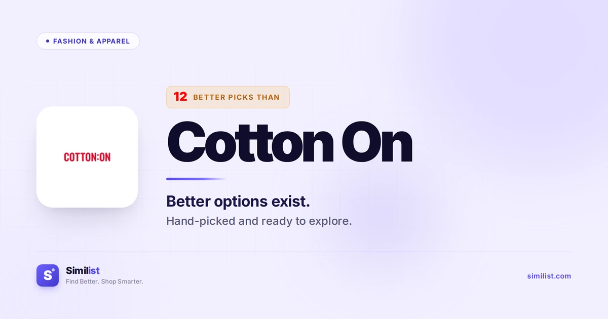 Best alternatives to Cotton On — Fashion & Apparel | Similist
