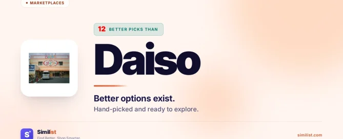 Best alternatives to Daiso — Marketplaces | Similist