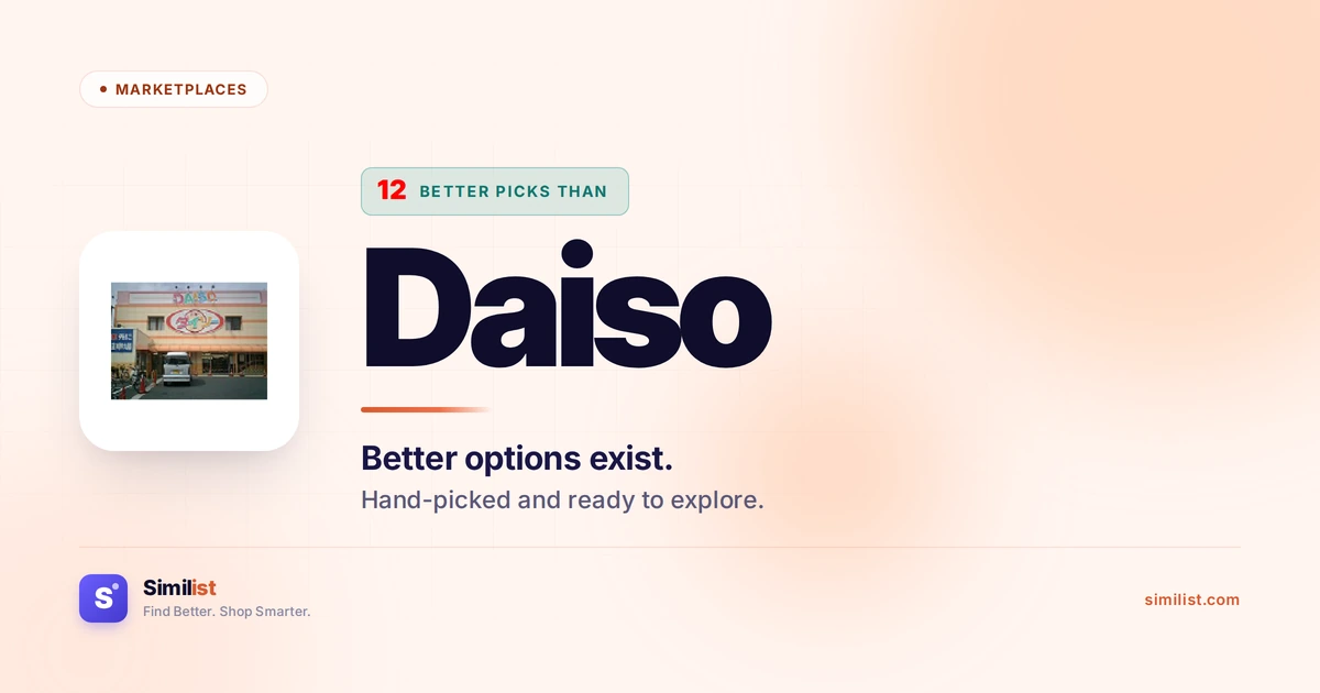Best alternatives to Daiso — Marketplaces | Similist