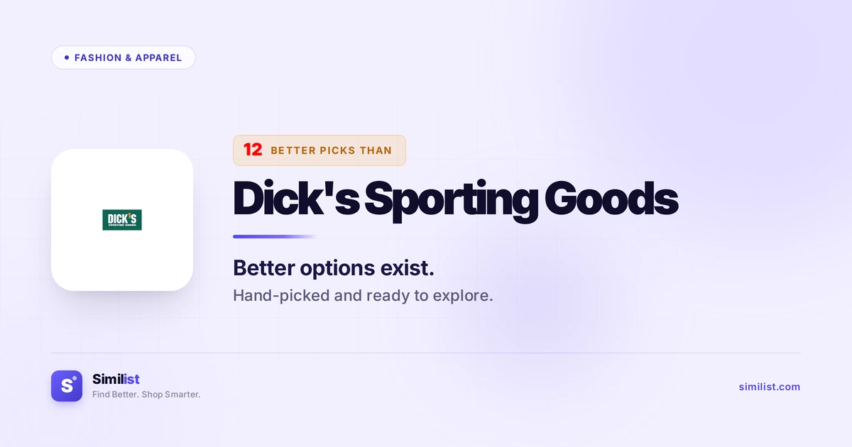Best alternatives to Dick's Sporting Goods — Fashion & Apparel | Similist