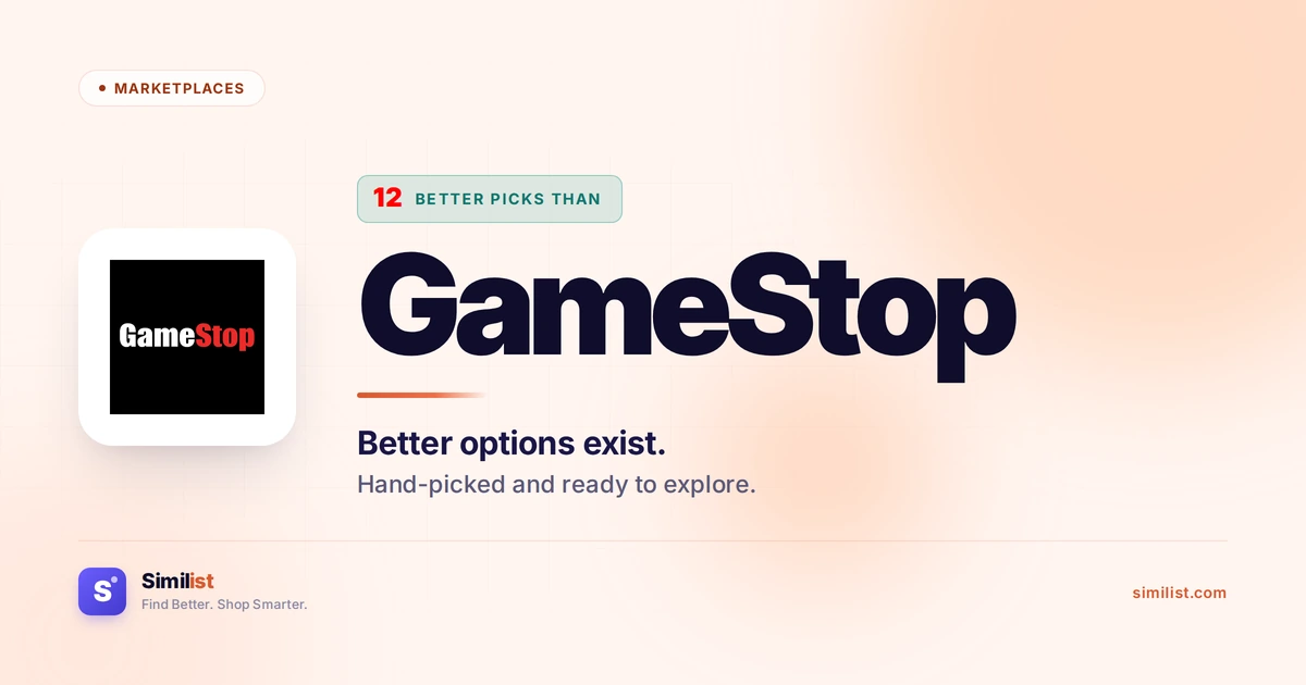 Best alternatives to GameStop — Marketplaces | Similist