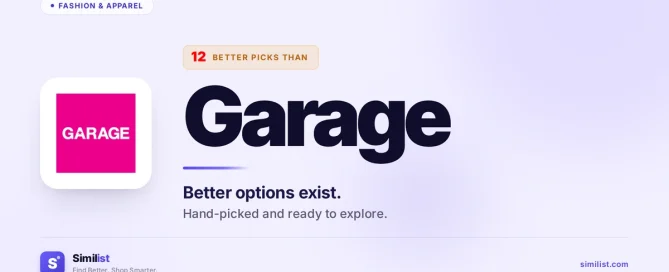 Best alternatives to Garage — Fashion & Apparel | Similist
