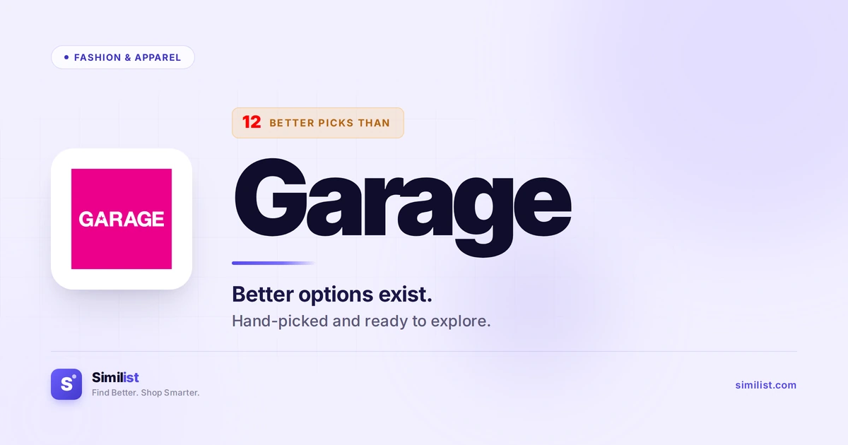 Best alternatives to Garage — Fashion & Apparel | Similist