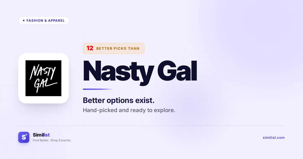Best alternatives to Nasty Gal — Fashion & Apparel | Similist