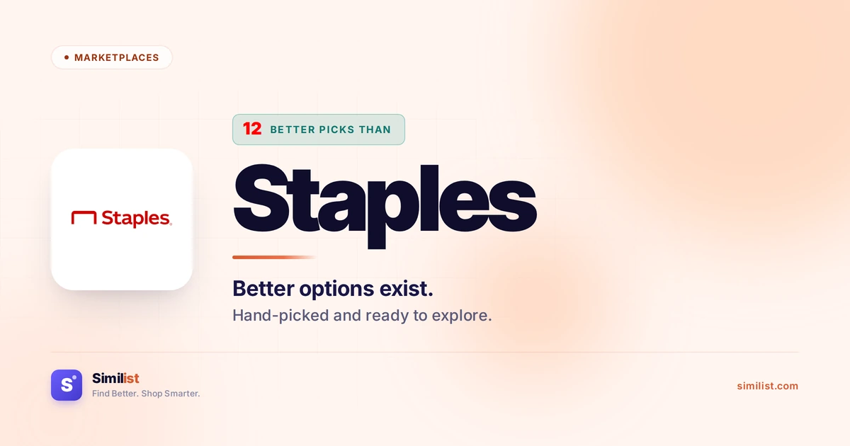 Best alternatives to Staples — Marketplaces | Similist