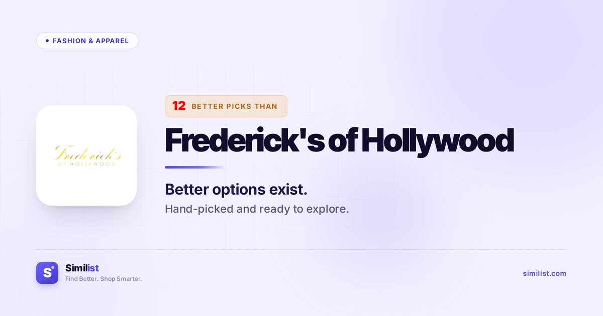 Best alternatives to Frederick's of Hollywood — Fashion & Apparel | Similist