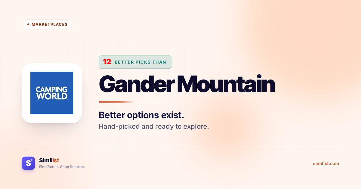 Best alternatives to Gander Mountain — Marketplaces | Similist