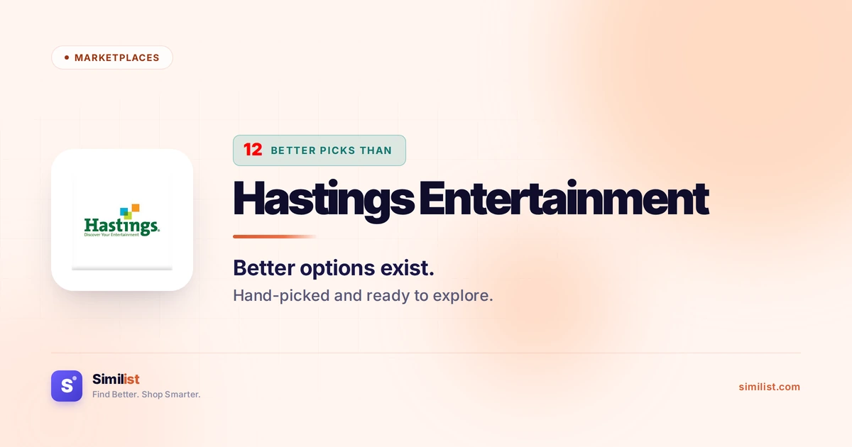 Best alternatives to Hastings Entertainment — Marketplaces | Similist