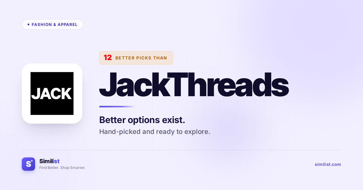 Best alternatives to JackThreads — Fashion & Apparel | Similist