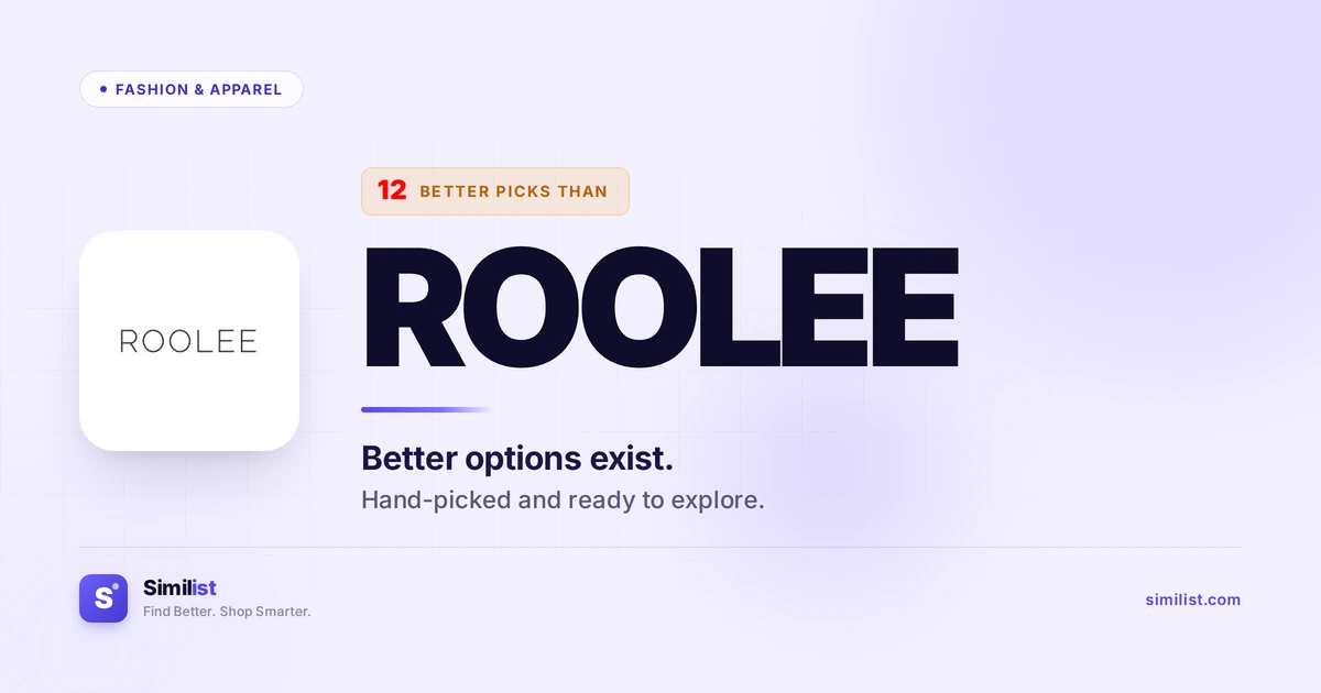 Best alternatives to ROOLEE — Fashion & Apparel | Similist