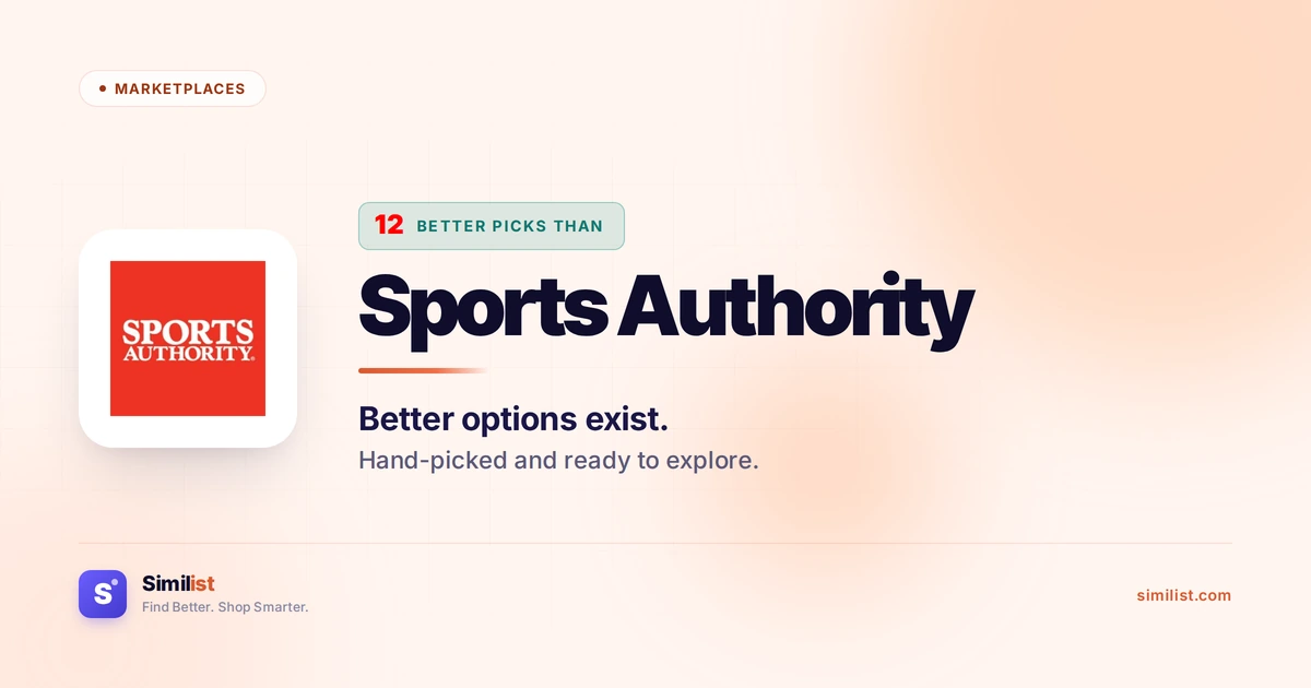 Best alternatives to Sports Authority — Marketplaces | Similist