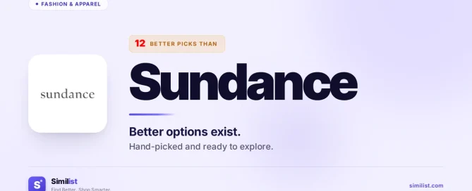 Best alternatives to Sundance — Fashion & Apparel | Similist