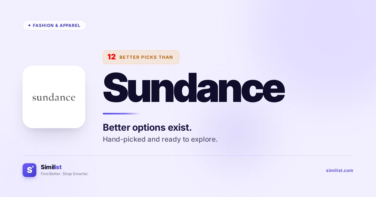 Best alternatives to Sundance — Fashion & Apparel | Similist