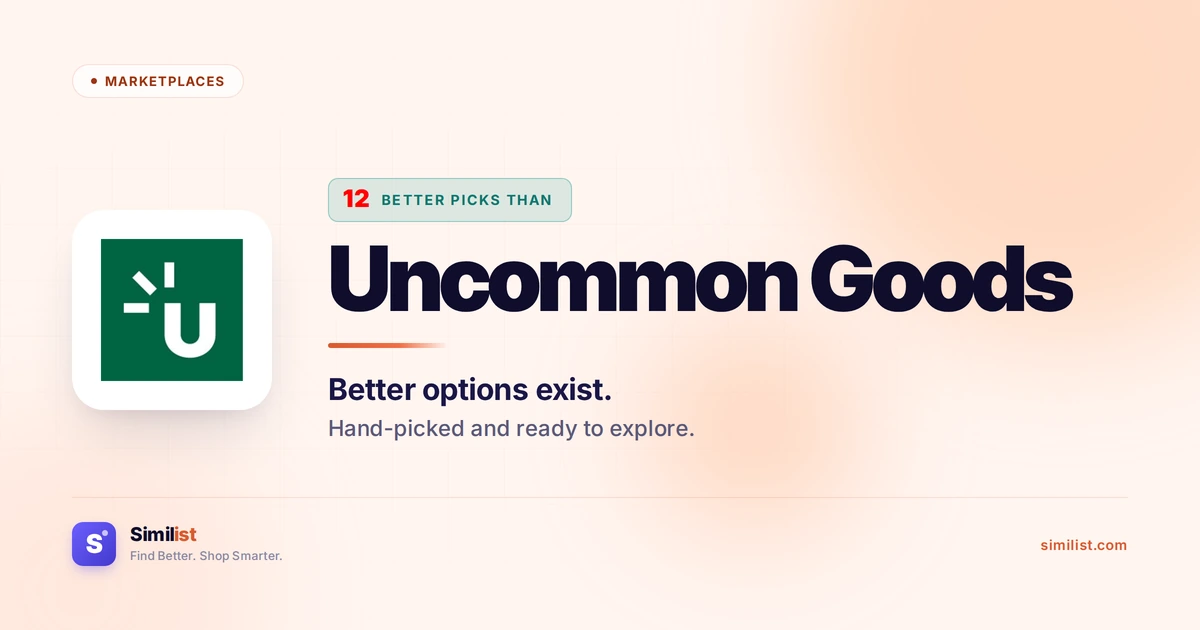 Best alternatives to Uncommon Goods — Marketplaces | Similist