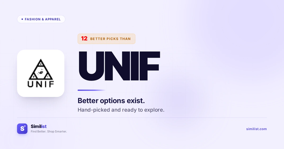 Best alternatives to UNIF — Fashion & Apparel | Similist