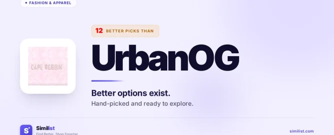 Best alternatives to UrbanOG — Fashion & Apparel | Similist
