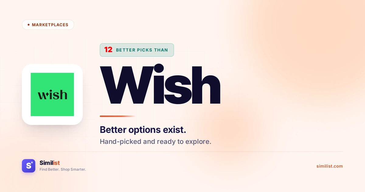 Best alternatives to Wish — Marketplaces | Similist