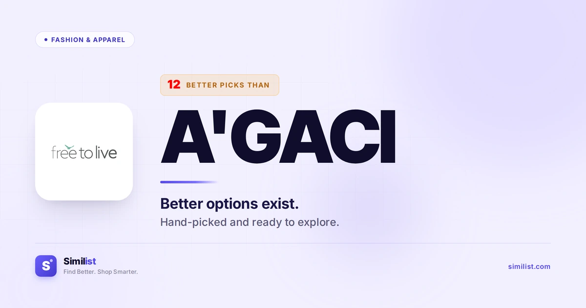 Best alternatives to A'GACI — Fashion & Apparel | Similist