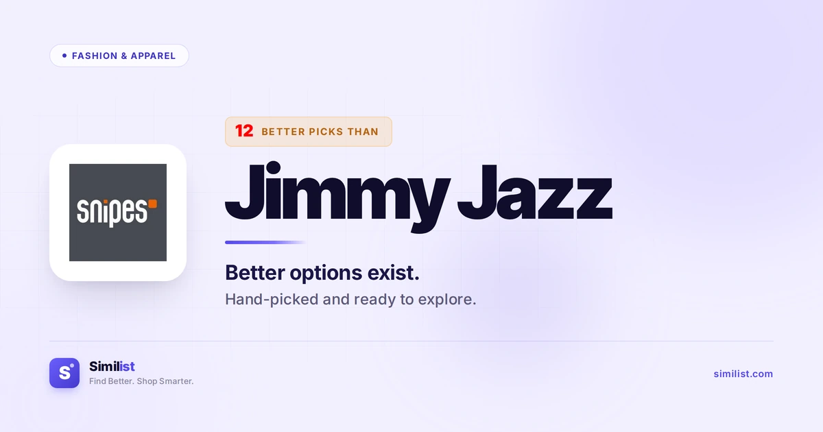 Best alternatives to Jimmy Jazz — Fashion & Apparel | Similist