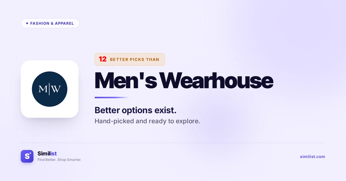 Best alternatives to Men's Wearhouse — Fashion & Apparel | Similist