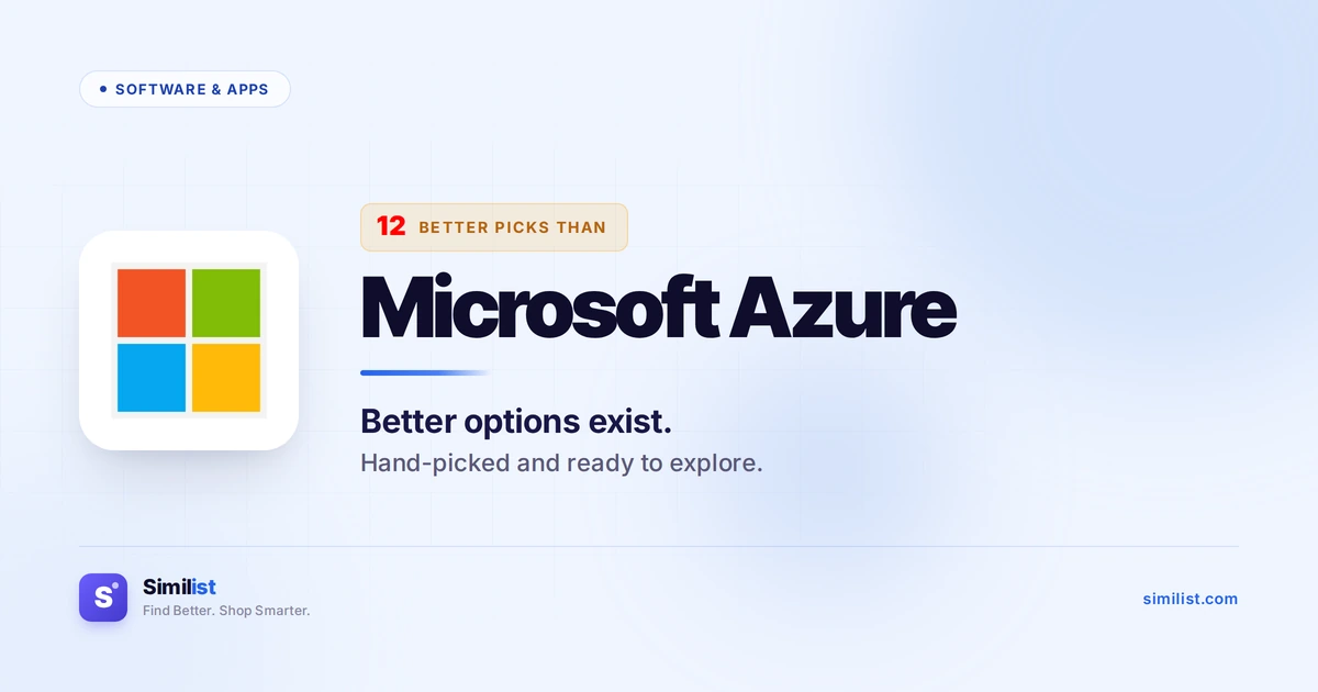 Best alternatives to Microsoft Azure — Software & Apps | Similist