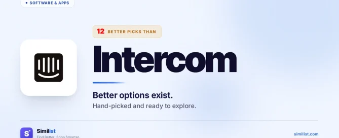 Best alternatives to Intercom — Software & Apps | Similist