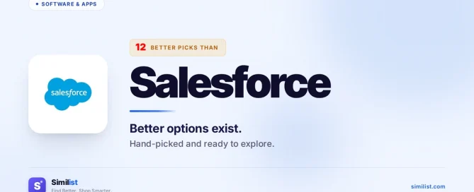 Best alternatives to Salesforce — Software & Apps | Similist
