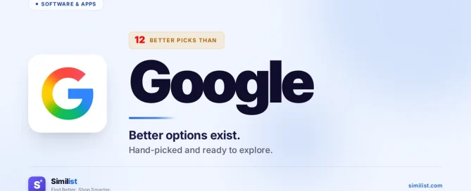 Best alternatives to Google — Software & Apps | Similist
