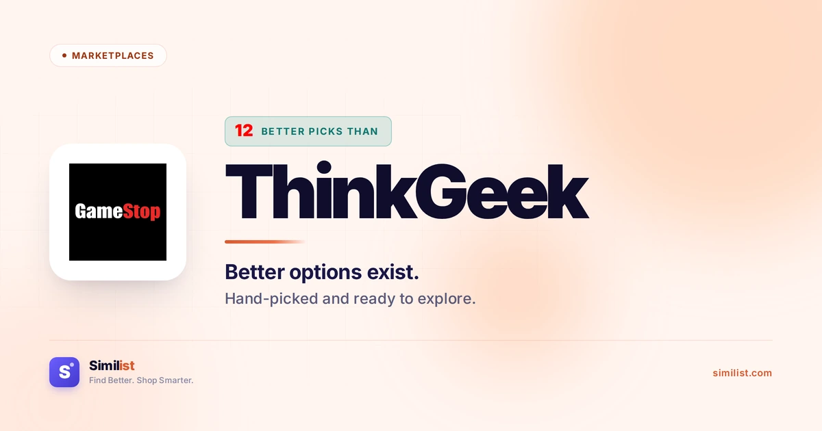Best alternatives to ThinkGeek — Marketplaces | Similist