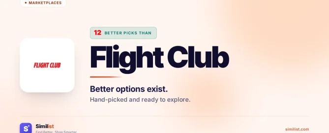 Best alternatives to Flight Club — Marketplaces | Similist