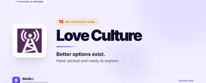 Best alternatives to Love Culture — Fashion & Apparel | Similist