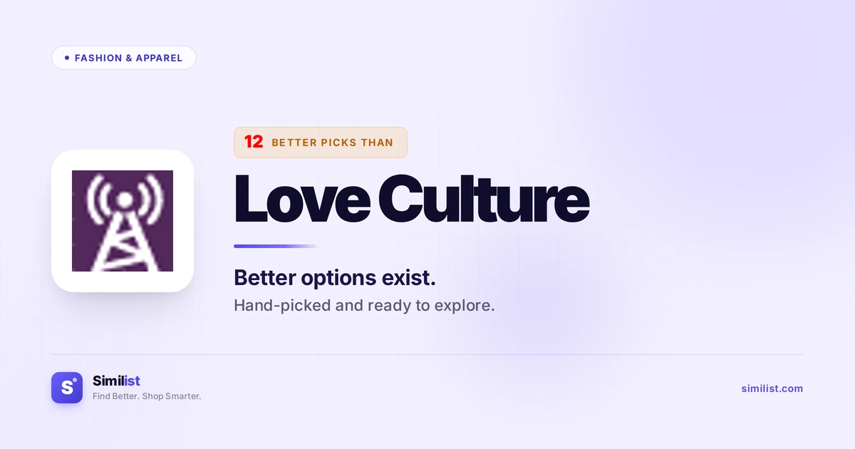 Best alternatives to Love Culture — Fashion & Apparel | Similist