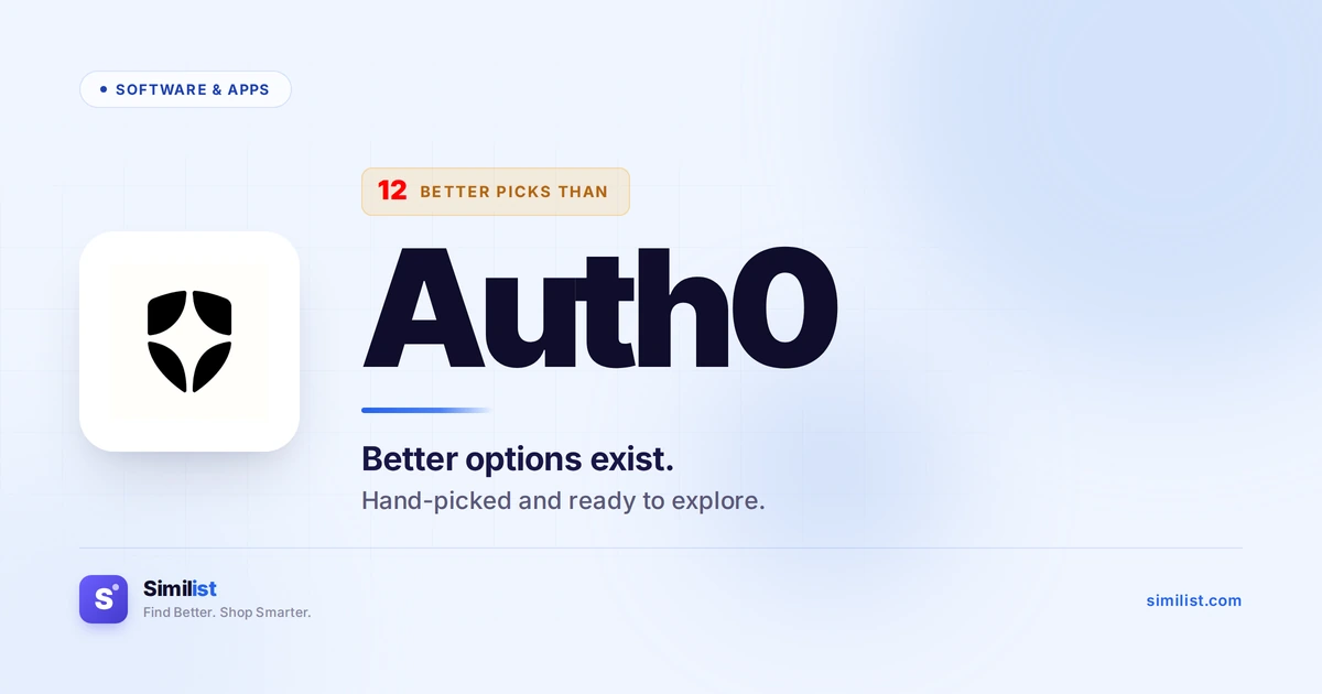 Best alternatives to Auth0 — Software & Apps | Similist