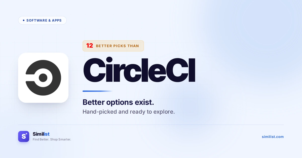 Best alternatives to CircleCI — Software & Apps | Similist
