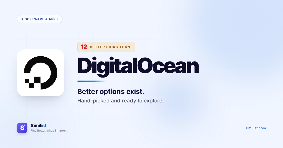 Best alternatives to DigitalOcean — Software & Apps | Similist