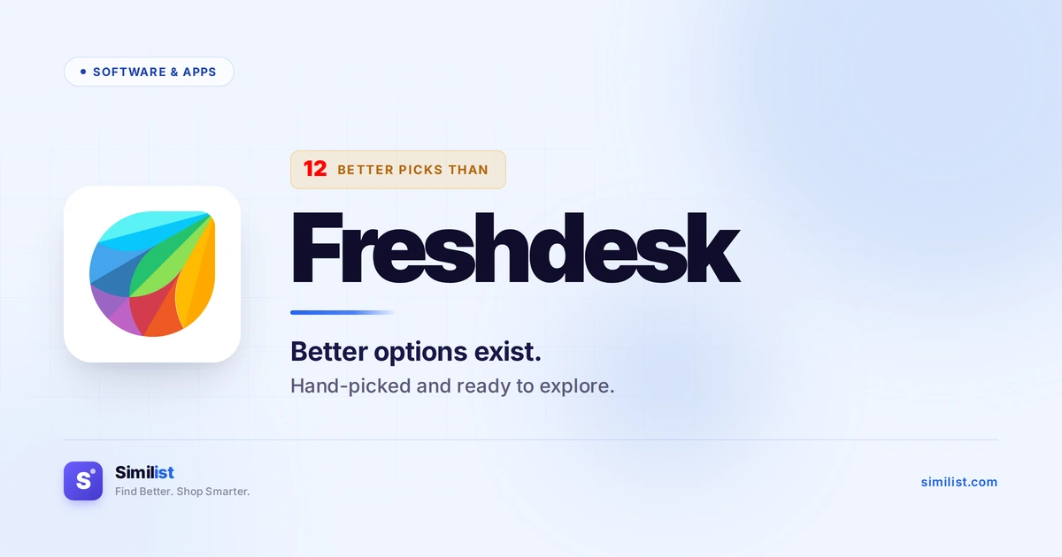 Best alternatives to Freshdesk — Software & Apps | Similist