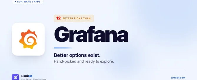 Best alternatives to Grafana — Software & Apps | Similist