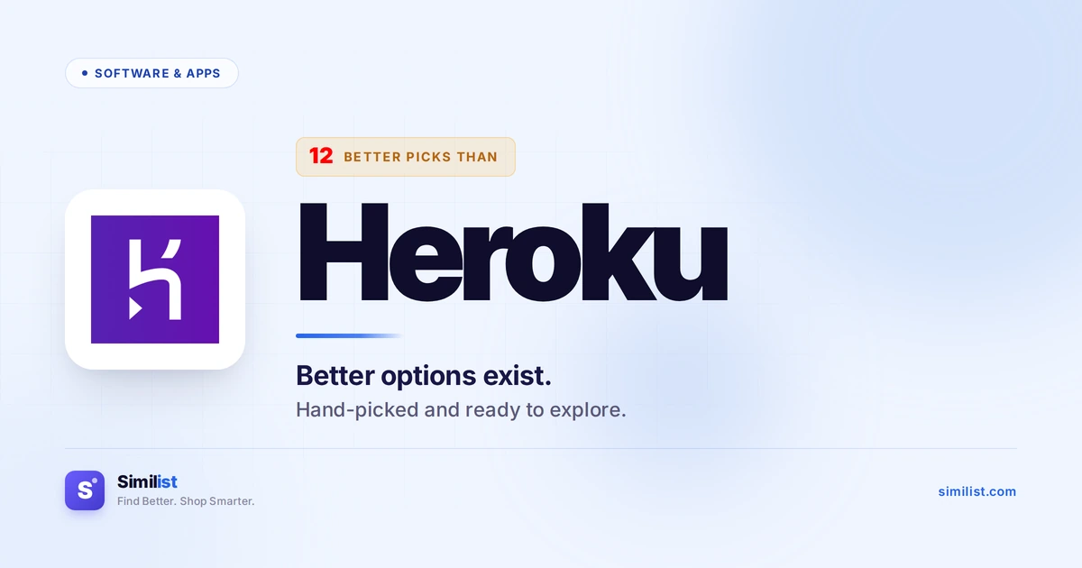 Best alternatives to Heroku — Software & Apps | Similist