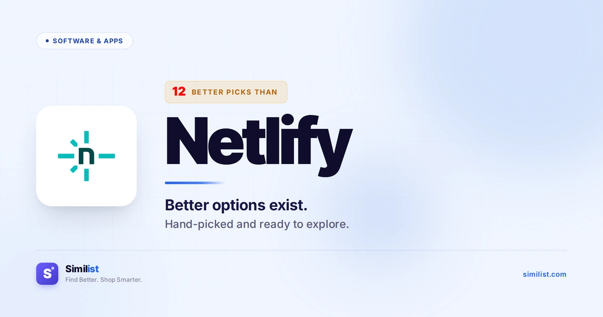 Best alternatives to Netlify — Software & Apps | Similist