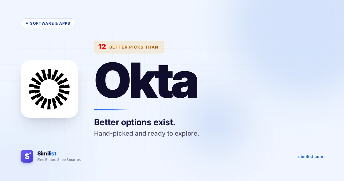 Best alternatives to Okta — Software & Apps | Similist