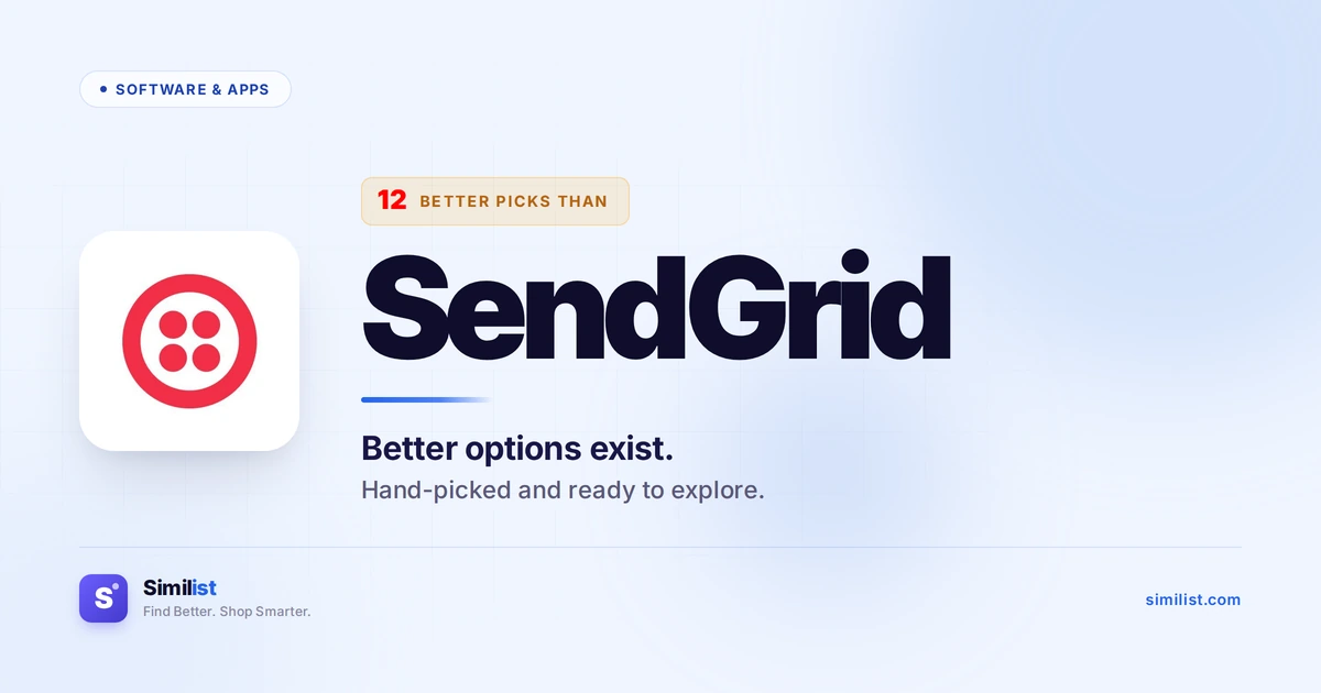Best alternatives to SendGrid — Software & Apps | Similist