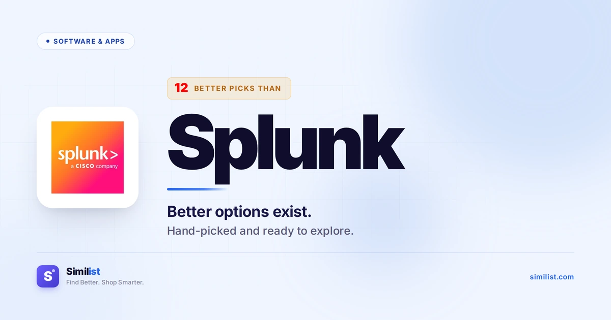 Best alternatives to Splunk — Software & Apps | Similist