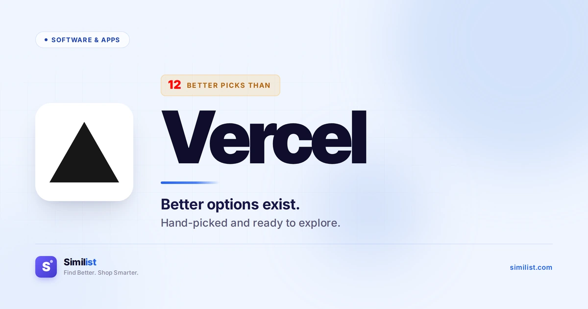 Best alternatives to Vercel — Software & Apps | Similist