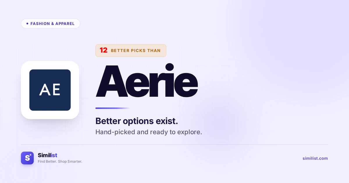 Best alternatives to Aerie — Fashion & Apparel | Similist