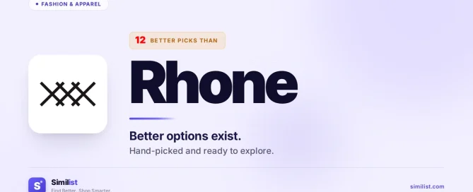 Best alternatives to Rhone — Fashion & Apparel | Similist